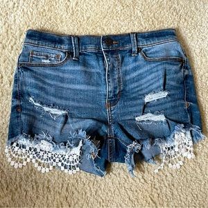 MUDD Flx Stretch Junior Denim Jean Shorts Sz 3